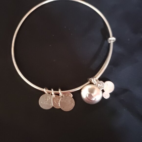 Alex and Ani Topaz Birthstone Charm  November bracelet Bangle  Mickey Mouse  348 - Picture 4 of 5